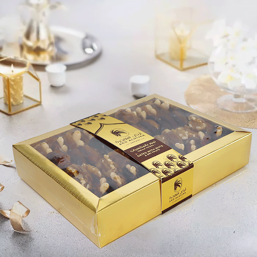 Dates with fruits and nuts