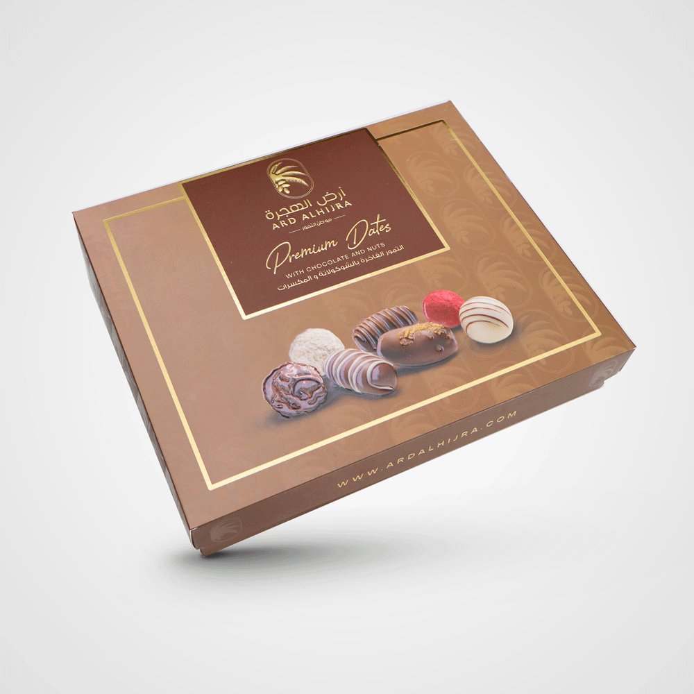 Mix chocolate dates Gift Box