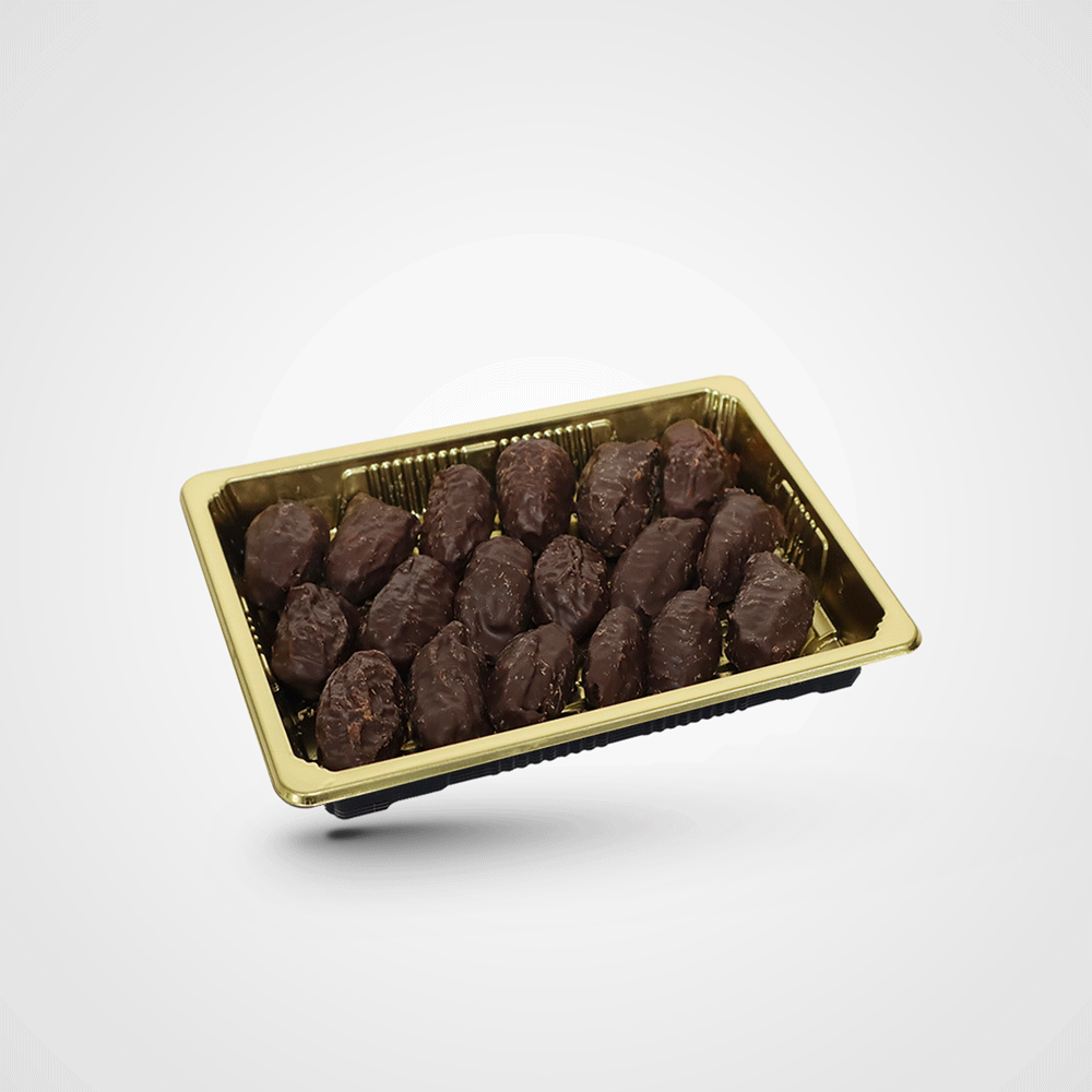 Dark chocolate dates