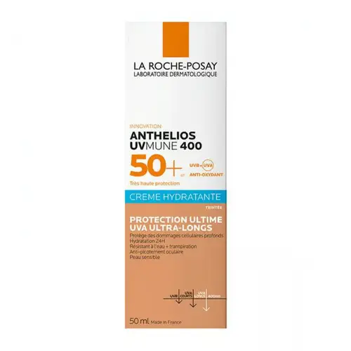كريم واقي الشمس المرطب أنثيليوس يوفي ميون 400 SPF50+ من لاروش بوزيه -50مل