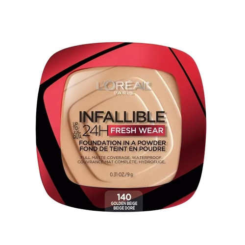  بودرة كريم الاساس انفاليبل Golden Beige 140 من لوريال باريس