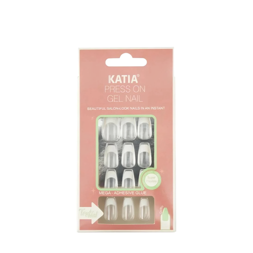 كاتيا اظافر جل لاصق ذاتي كوفين اومبري 103 - KATIA Coffin Omber Nails 103