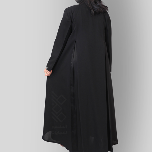 M32 - عباية رسمية كلوش بكسرات حرير تيفان 