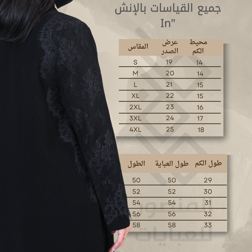 M29 - عباية كلوش قصة كول ريفير على دانتيل فرنسي