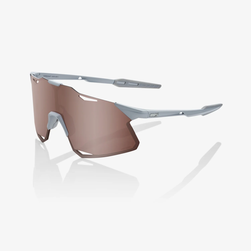 100% نظارات شمسية هايبركرافت - Gloss Black HiPER Silver Mirror Lens