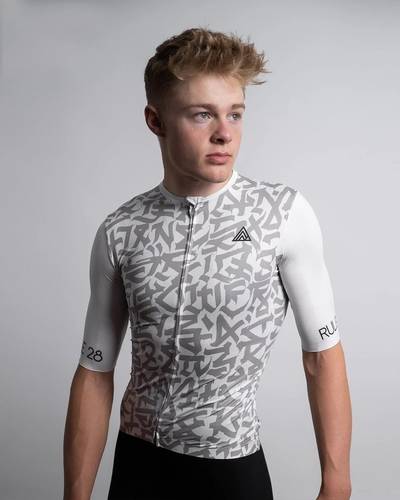 Rule™ 28 Calligraphy Jersey for Men - XL - white