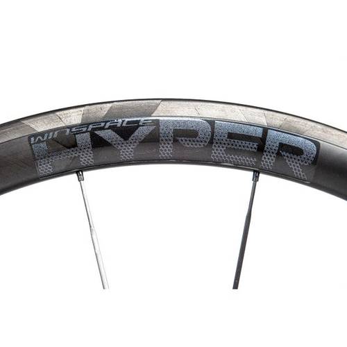 وينسبايس هايبر نسيج الفراشة 50mm طقم جنوط كربون ريم بريك - Shimano -11 Speed - Clincher - 700c