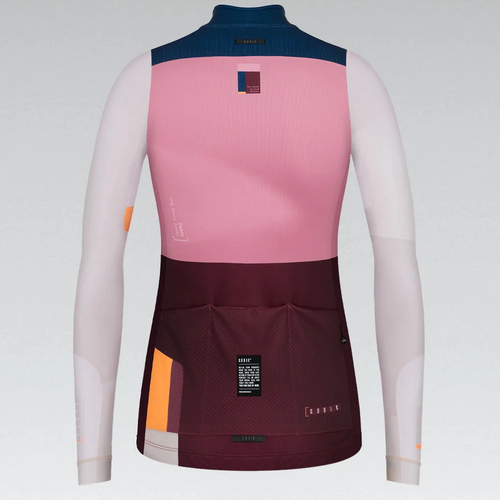 GOBIK LONG SLEEVED JERSEY COBBLE WOMAN DAHLIA - S
