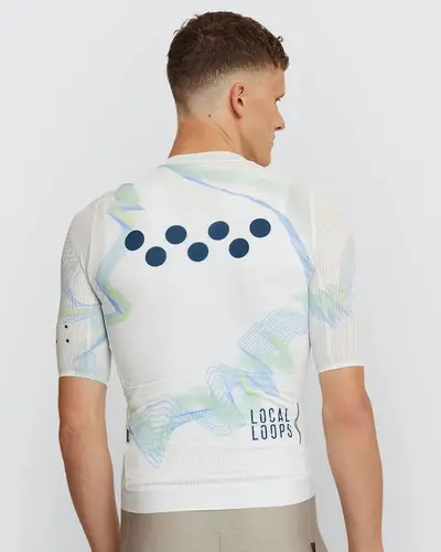 LOCAL LOOPS / MENS AIR JERSEY - WHITE SKY - XL - سماوي ابيض