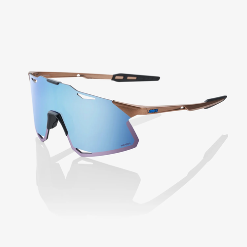 100% نظارات شمسية هايبركرافت - Gloss Black HiPER Silver Mirror Lens