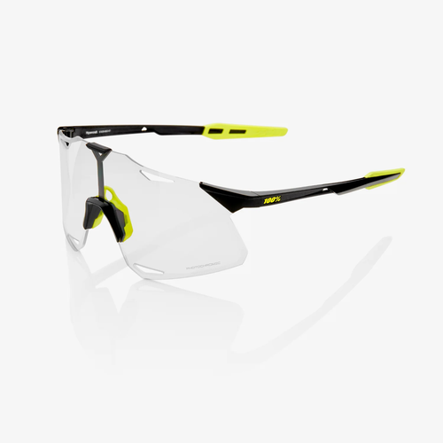 100% نظارات شمسية هايبركرافت - Gloss Black HiPER Silver Mirror Lens