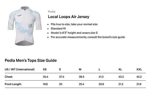 LOCAL LOOPS / MENS AIR JERSEY - WHITE SKY - XL - سماوي ابيض