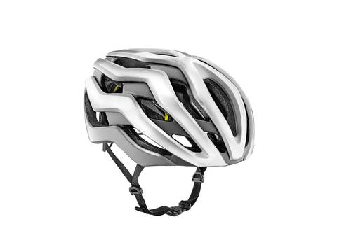 جاينت -  خوذة ريف برو  - M - 55CM - 59CM - أبيض معدني لامع