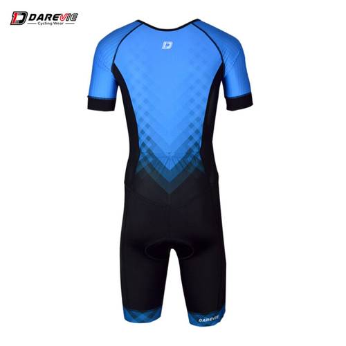 دارفي - بدلة ترياثلون للرجال إيطالية - XL - أزرق & سماوي
