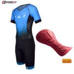 دارفي - بدلة ترياثلون للرجال إيطالية - XL - أزرق & سماوي