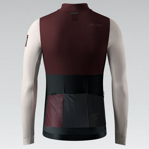GOBIK LONG SLEEVE JERSEY HYDER MEN MERLOT - S