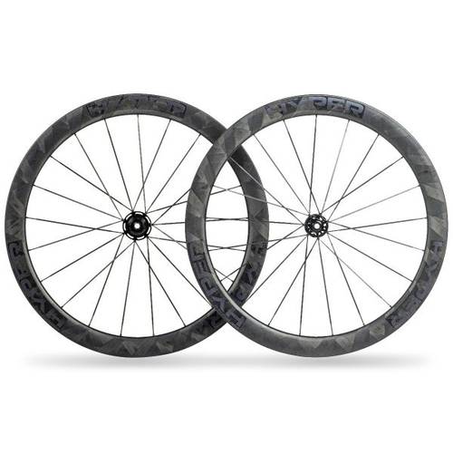 وينسبايس هايبر نسيج الفراشة 50mm طقم جنوط كربون ريم بريك - Shimano -11 Speed - Clincher - 700c