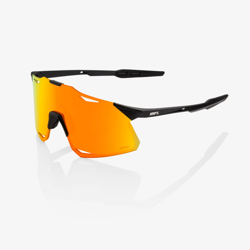 100% نظارات شمسية هايبركرافت - Gloss Black HiPER Silver Mirror Lens