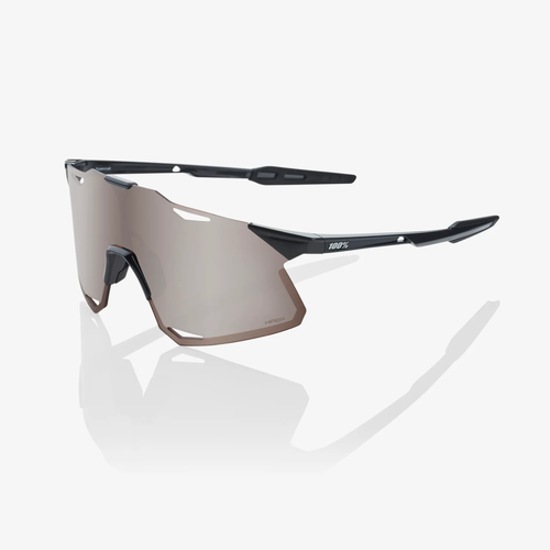 100% نظارات شمسية هايبركرافت - Gloss Black HiPER Silver Mirror Lens