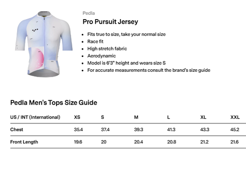 PRO / MENS PURSUIT 2.0 JERSEY - FLOW STATE WHITE - XL - FLOW STATE WHITE
