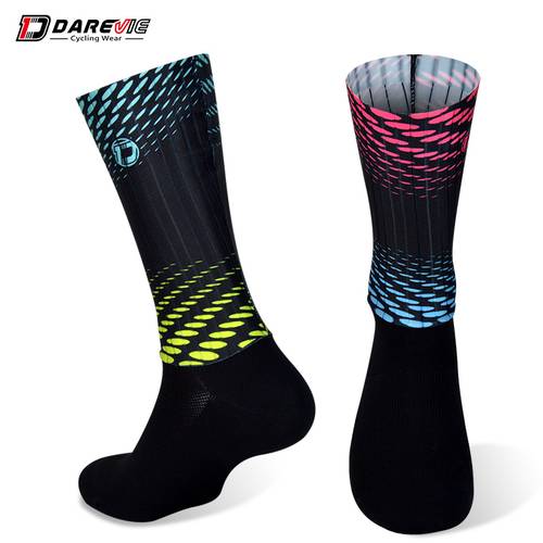  Darevie Combined Printing Socks - أسود
