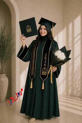 عباية جامعة الإمام 2026 بإطلالة جميلة تجمع بين البساطة والفخامة، مصممة بقماش عالي الجودة يمنحك راحة وأناقة
