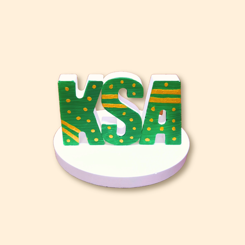 ستاند مكتبي زينة KSA اليوم الوطني السعودي