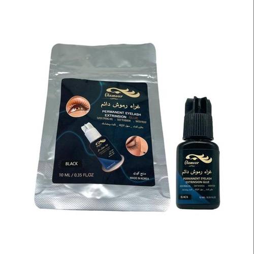 Glamour Long-Lasting Black Eyelash Glue – 10ml