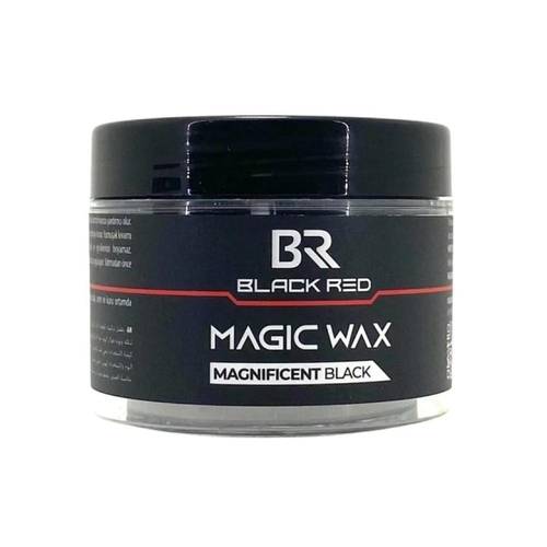 Black Red Hair Coloring and Fixing Wax – Black, 100 ml