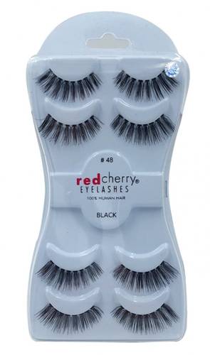 Red Cherry 4-in-1 False Eyelash Set – 48