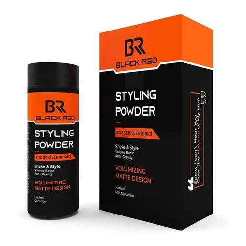 Black Red Hair Styling Powder – 20 g