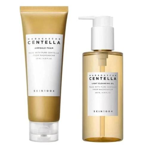SKIN1004 – Madagascar Centella Double Cleansing Set (Cleansing Oil + Foam Cleanser) – 325 ml