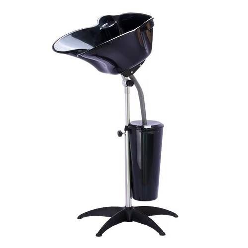 Plastic Shampoo Basin with Bucket and Metal Drain Base