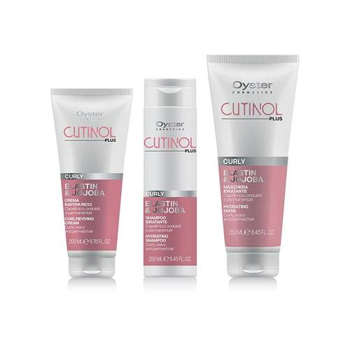 Oyster Qutenol Curly Hair Care Set – Shampoo, Conditioner & Cream