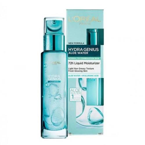 Hydra Genius Aloe Water Gel for normal to combination skin by L'Oréal Paris – 70ml