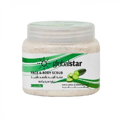 Global Star Cucumber Extract Face and Body Scrub – 500ml