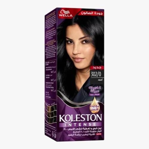  Koleston Hair Dye Black 302/0 by Wella – 100 ml