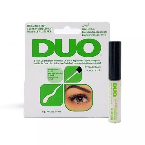 DUO Eyelash Glue – White Brush Tip, 5g