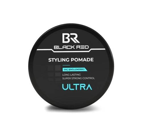 Black Red Hair Styling Wax – Pomade Ultra – 120 ml