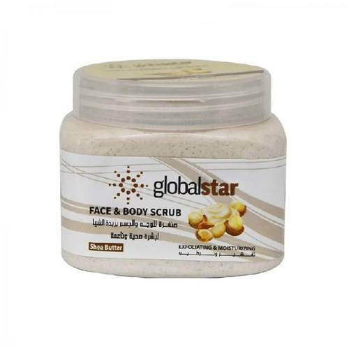 Global Star Shea Butter Extract Face and Body Scrub – 500ml