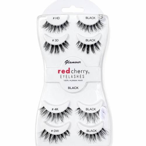 Red Cherry 4-in-1 False Eyelash Set – Glamour