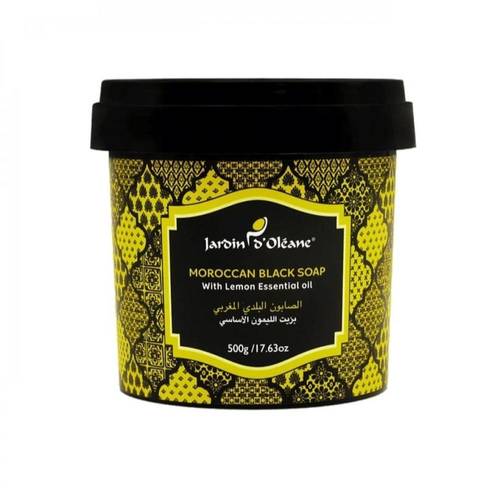 Garden d'Oléan Moroccan Traditional Soap with Lemon Essential Oil – 500g