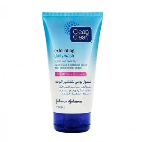 Clean & Clear Daily Facial Exfoliating Wash – 150ml