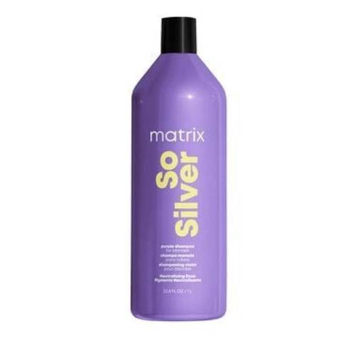So Silver Shampoo to Neutralize Brass and Yellow Matrix-1000ml