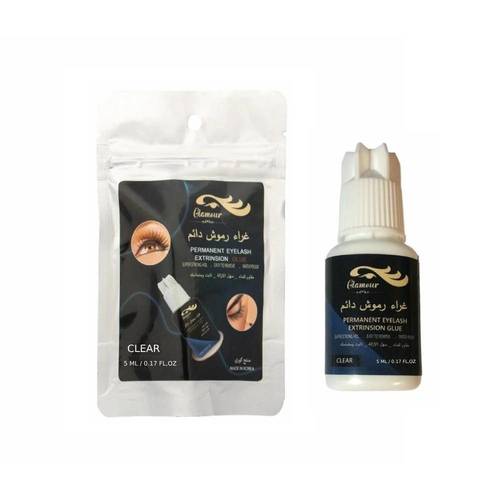 Glamour Long-Lasting Clear Eyelash Glue – 5ml