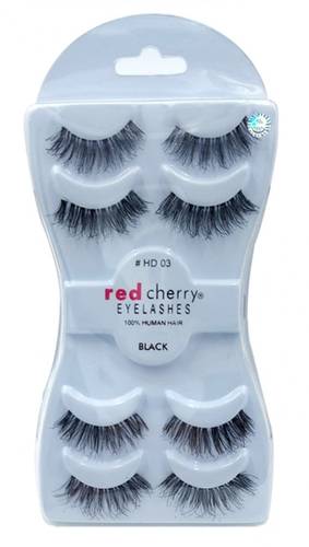 Red Cherry 4-in-1 False Eyelash Set – HD03