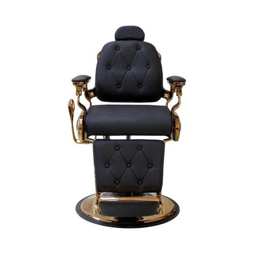 Classic Chair Black with Gold Metal Frame – AW-9138R
