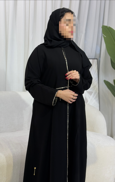 408# عبايه لاين زيتي