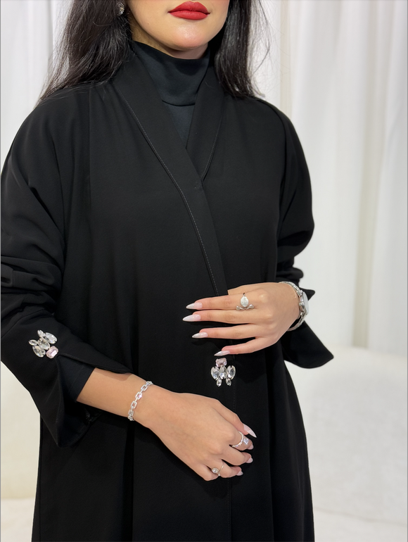 403# عباية كريستال بينك