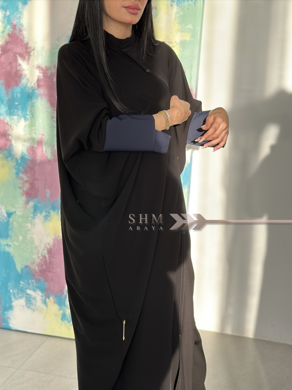 عباية بشت كم كحلي